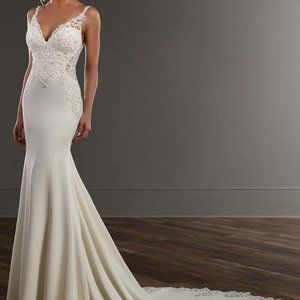 Martina Liana Elegant Winter White Wedding Dress